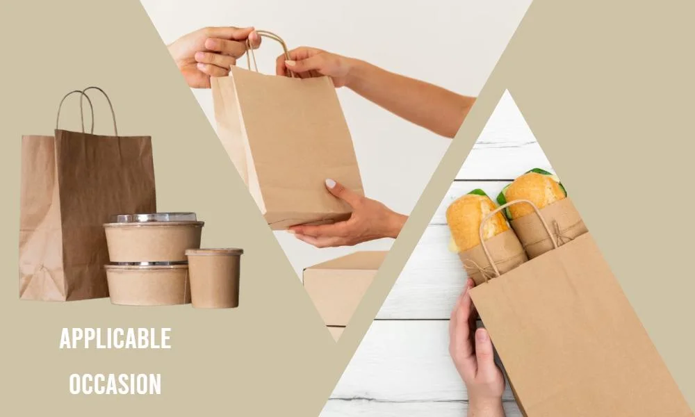 Paper Gift/Paper Shopping/Brown/White/Coffee/Gift Bag/Food Packaging/Sos/Die Cut/Twist Handle/Flat Handle/Kraft Paper/Aluminum Foil Pointed Bottom/Paper Bag