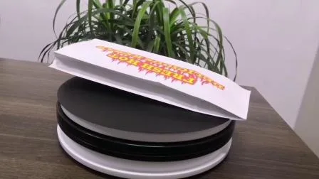 Bolsa de papel forrada de papel de aluminio impresa paquete de comida de pan de pollo caliente reutilizable